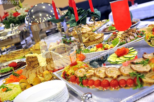 Image of Meal in luxery hotel