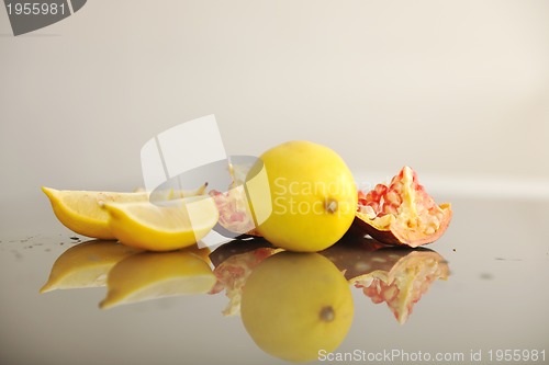 Image of Pomegranate and lemon