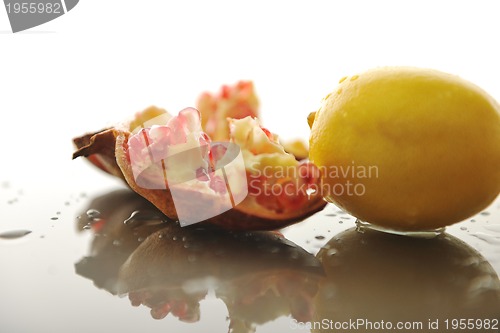 Image of Pomegranate and lemon