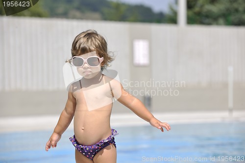 Image of children on swimming pool