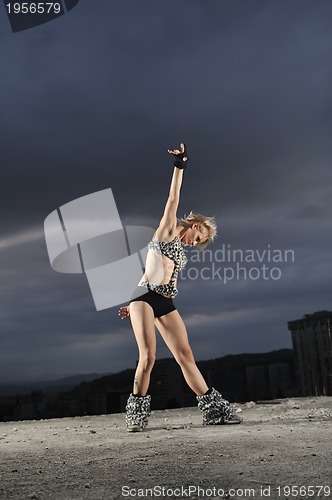 Image of young gogo dancer girl 