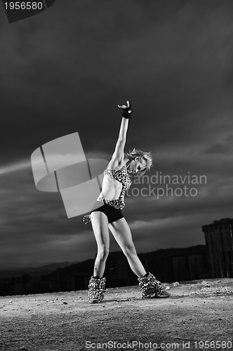 Image of young gogo dancer girl 