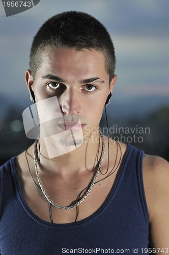 Image of urban style boy portrait 