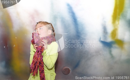 Image of happy little girl