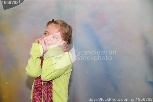 Image of happy little girl