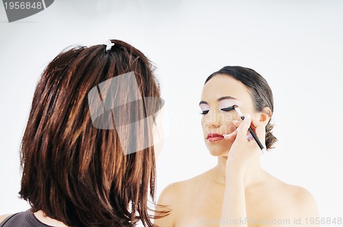 Image of makeup treatment