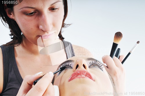 Image of makeup treatment