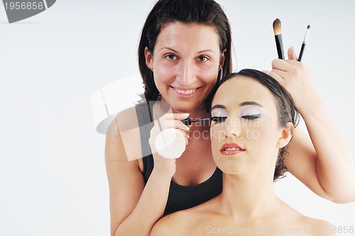 Image of makeup treatment