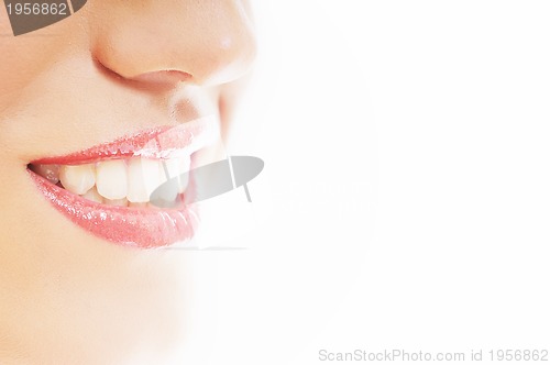 Image of healthy white smile 