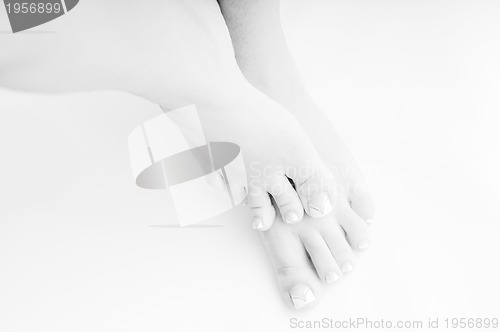 Image of woman bare foot