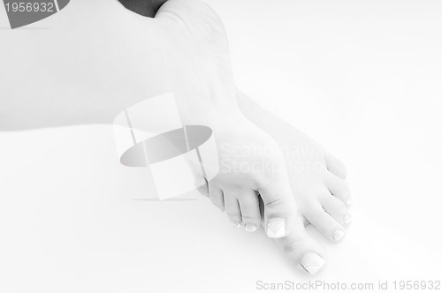 Image of woman bare foot