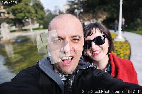 Image of happy couple portrait