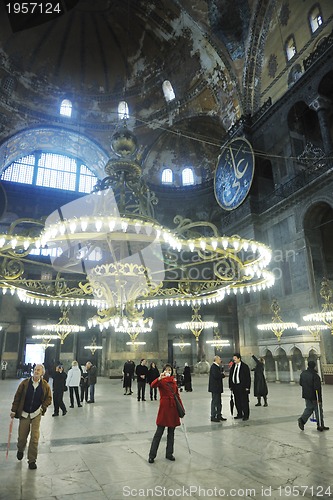 Image of woman visit ancient istambul in turkey