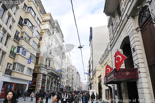 Image of woman visit ancient istambul in turkey