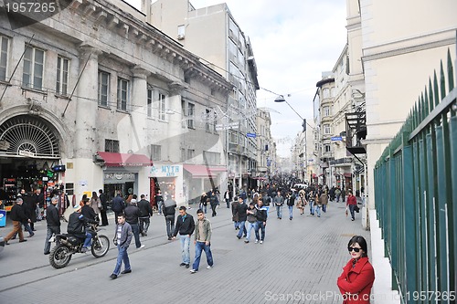 Image of woman visit ancient istambul in turkey