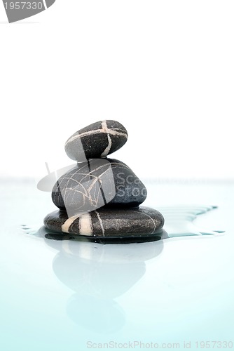 Image of .wet zen stones