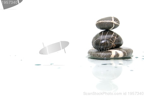 Image of .wet zen stones