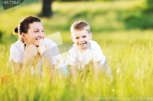 Image of woman child outdoor