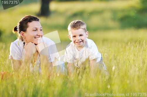 Image of woman child outdoor
