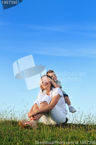 Image of woman child outdoor