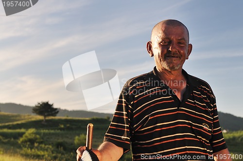 Image of old man portrait