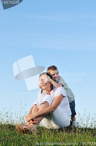 Image of woman child outdoor