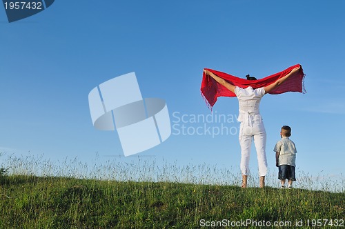 Image of woman child outdoor