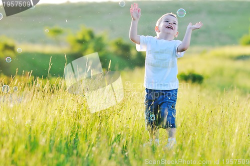 Image of child bubble