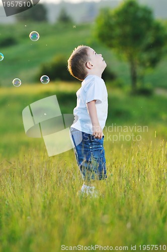 Image of child bubble