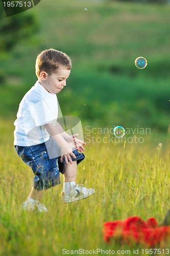 Image of child bubble