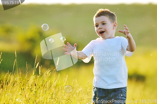 Image of child bubble