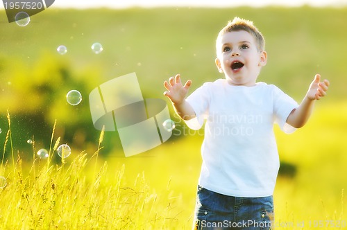 Image of child bubble