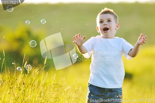 Image of child bubble