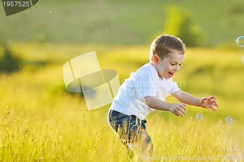 Image of child bubble