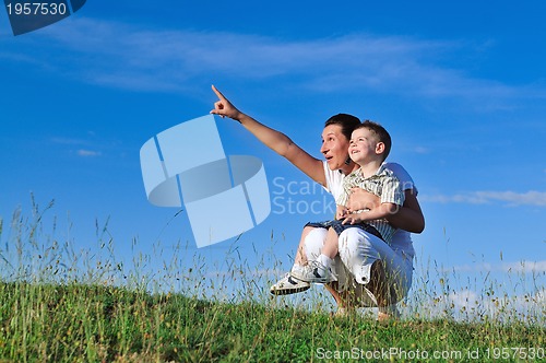 Image of woman child outdoor