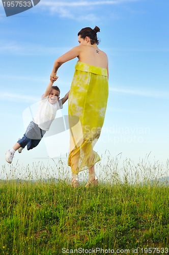 Image of woman child outdoor