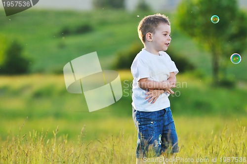 Image of child bubble