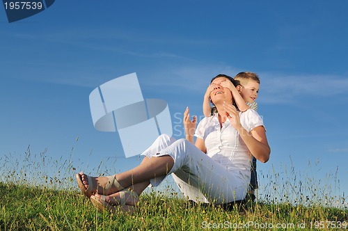 Image of woman child outdoor