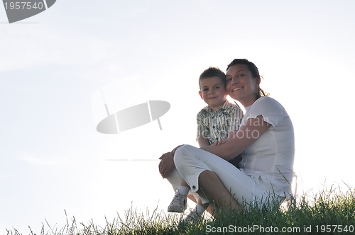 Image of woman child outdoor