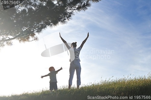 Image of woman child outdoor