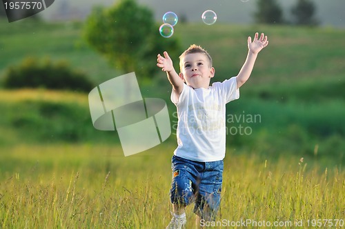 Image of child bubble