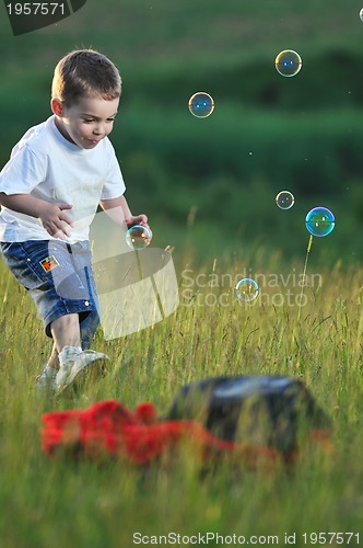 Image of child bubble