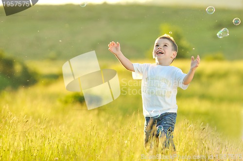 Image of child bubble