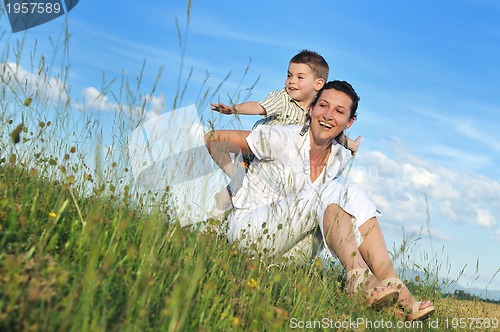 Image of woman child outdoor