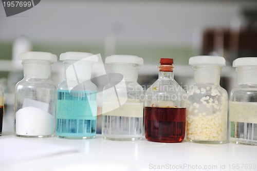 Image of test tubes in lab