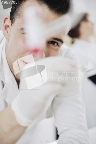 Image of young scientist in lab