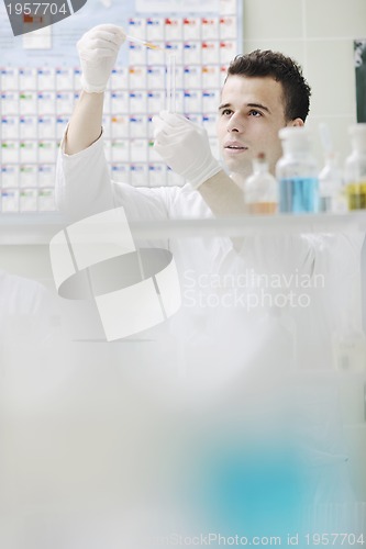 Image of young scientist in lab