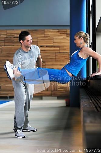 Image of fitness group exercise