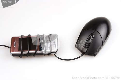 Image of Mouse and Mobile Phone