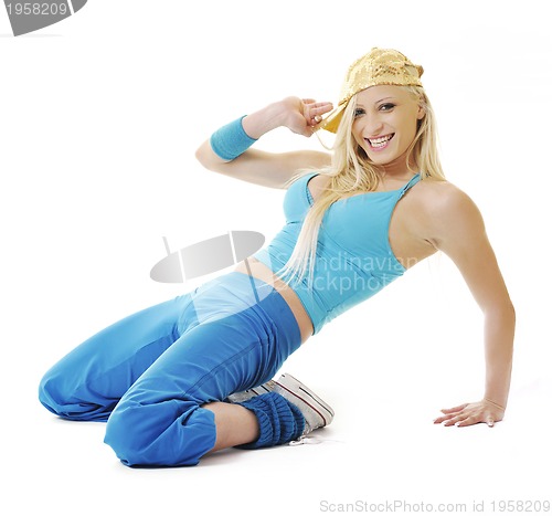 Image of beautiful blonde woman 